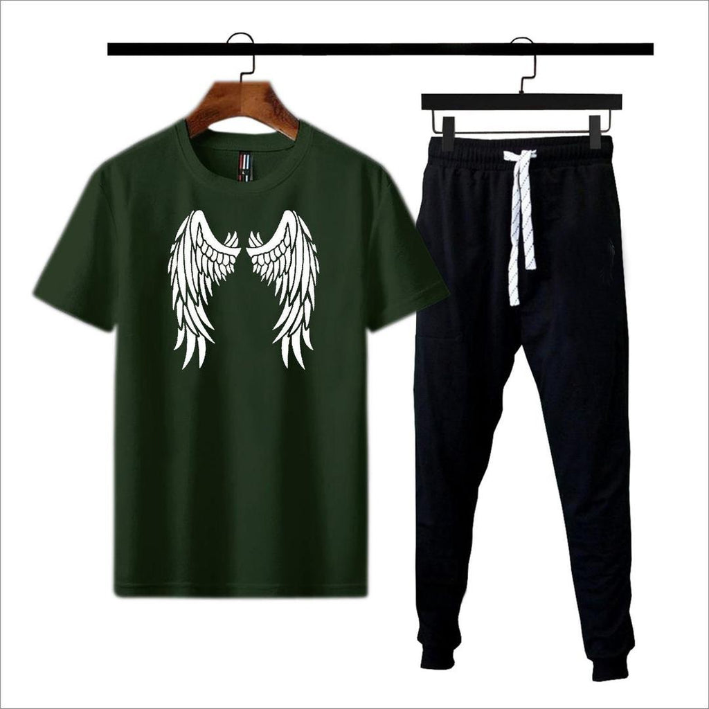 Premium Micro Men’s Tracksuit Angel Print –