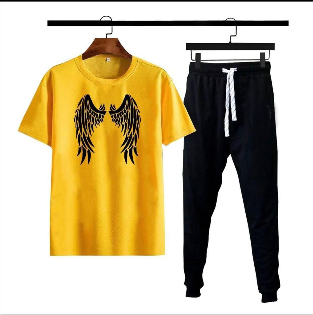 Premium Micro Men’s Tracksuit Angel Print –