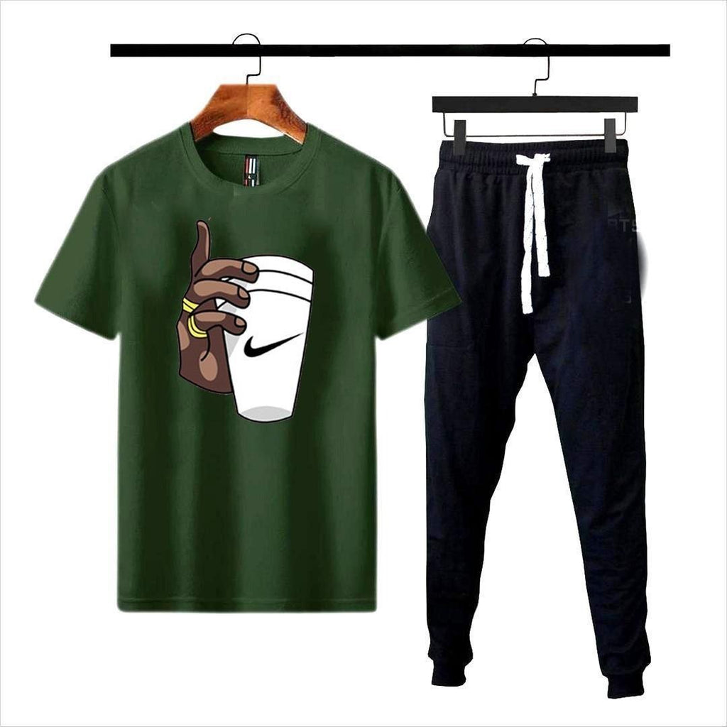 Premium Micro Men’s Tracksuit Cup Hand Print – Comfortable Sportswear