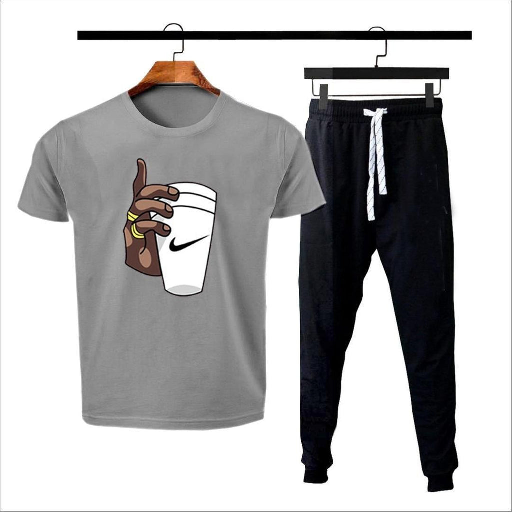 Premium Micro Men’s Tracksuit Cup Hand Print – Comfortable Sportswear