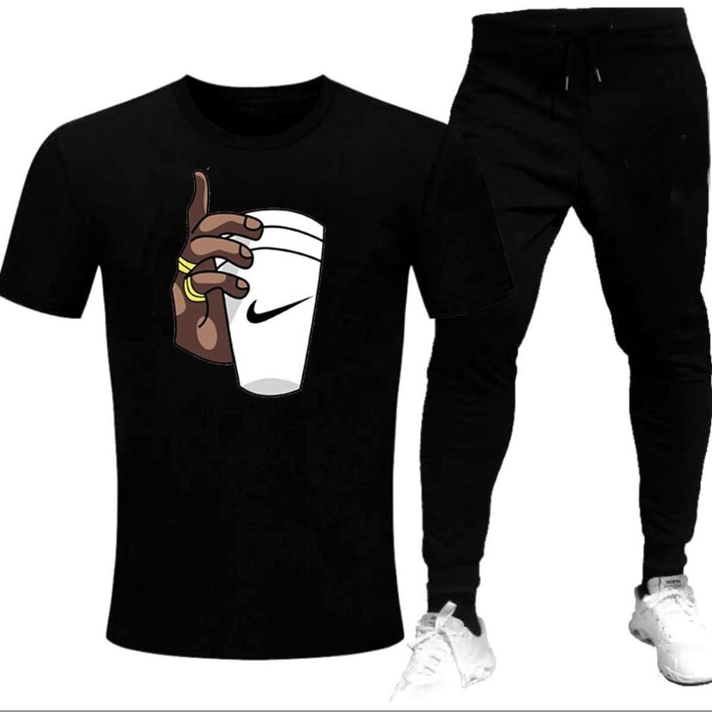 Premium Micro Men’s Tracksuit Cup Hand Print – Comfortable Sportswear